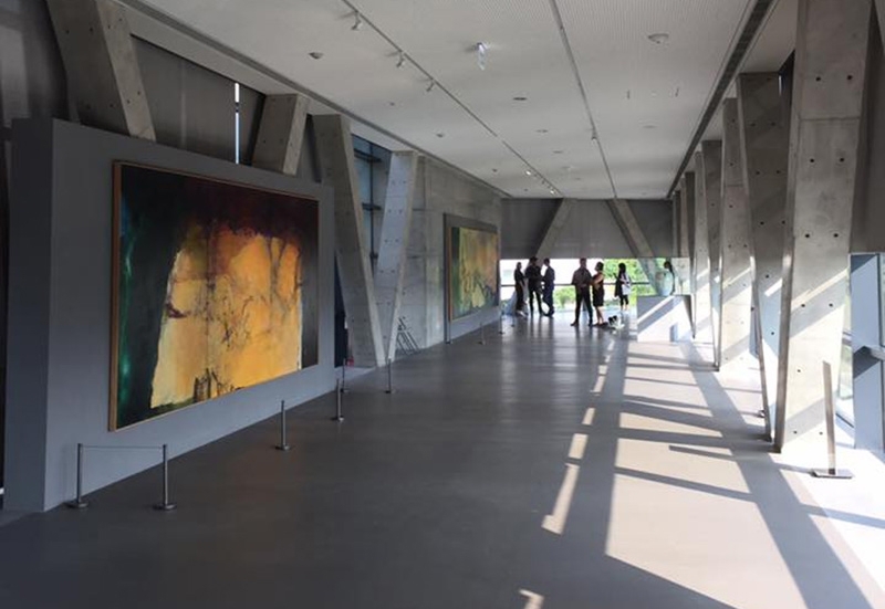 「無極之美：趙無極回顧展」展覽現場。攝影｜簡秀枝
