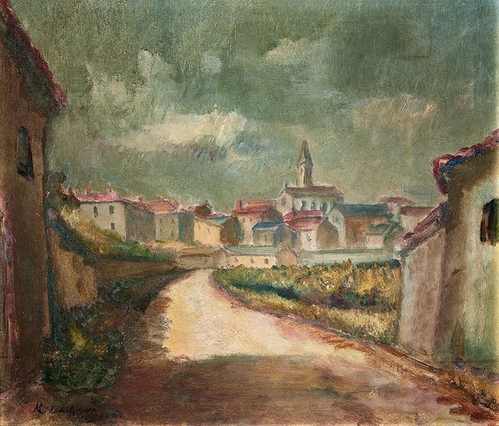 石川欽一郎（1871-1945） 《台灣風景》 油彩 畫布 43×51cm 1926年作 估價：HKD 400,000 – 600,000 圖片提供：嘉德香港