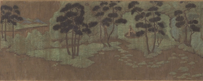 圖12 元趙孟頫〈幼輿丘壑圖〉，局部，美國普林斯頓大學美術館藏。非本次展品。圖∣廖堯震