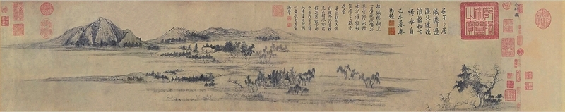 圖10 元趙孟頫〈水村圖〉，北京故宮博物院藏。圖為局部。圖∣廖堯震