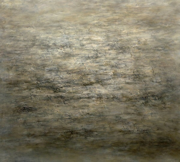 劉國夫 彌漫-26 布面油彩 180x200cm 2016 圖片提供：香港3812畫廊