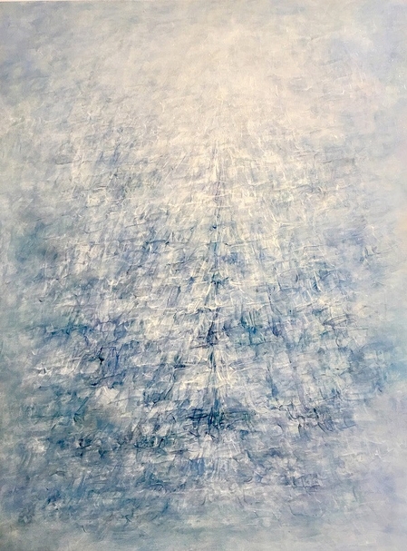 劉國夫 彌漫-23 布面油彩 120x90cm 2017 圖片提供：香港3812畫廊