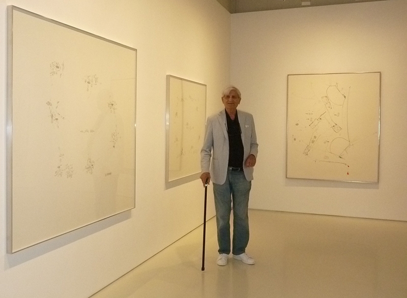義大利藝術家Gianfranco Baruchello。攝影：林琬娸