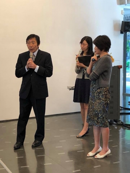 東京藝術大學策展人蕯摩雅登（Satsuma Masato）教授。圖片提供：簡秀枝