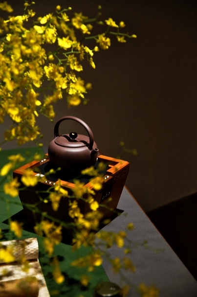秋之茶席。圖片提供：緣茗堂