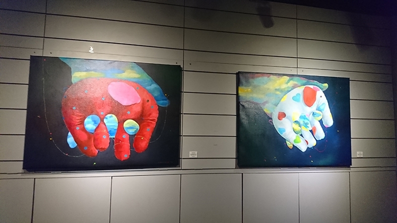 展場一隅。圖片提供：弘光科大藝術中心