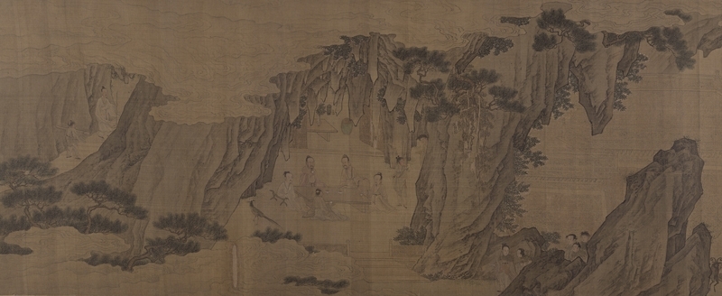 圖2-1 明佚名〈游仙圖〉卷，美國大都會藝術博物館藏。圖為局部。圖∣紐約大都會藝術博物館