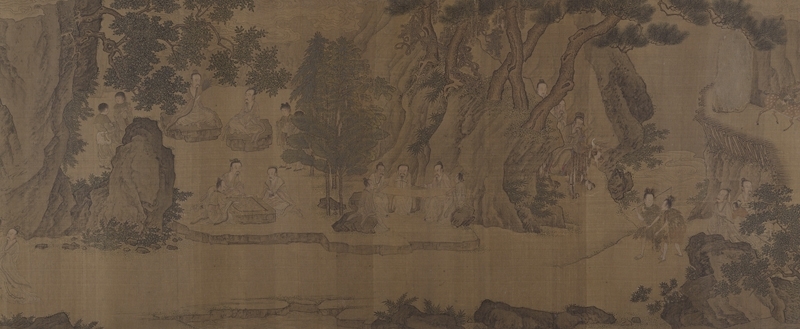 圖2-3 明佚名〈游仙圖〉卷，美國大都會藝術博物館藏。圖為局部。圖∣紐約大都會藝術博物館