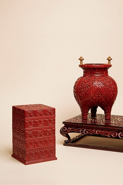 漆器拍品。圖片提供：北京巨力國際拍賣有限公司