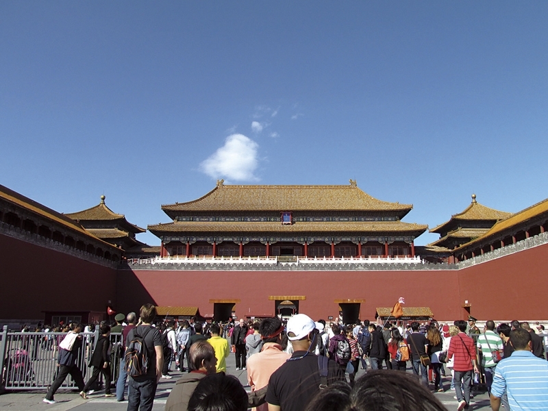 午門入口處。攝影／王明玉。