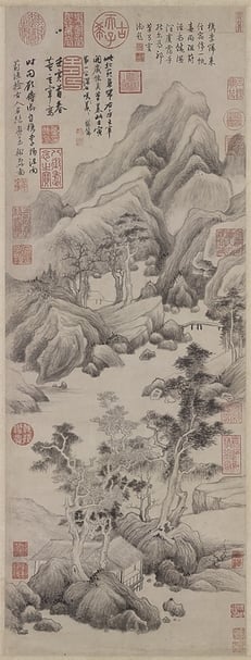 圖3 董其昌〈葑涇訪古〉，國立故宮博物院藏。圖╱國立故宮博物院open data平台。