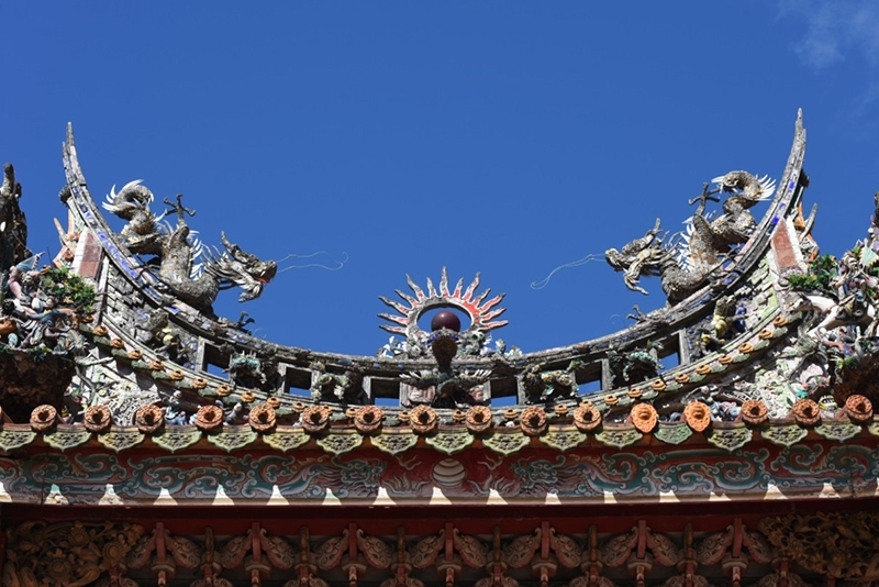 三峽祖師廟西施脊。（蕭文杰提供）