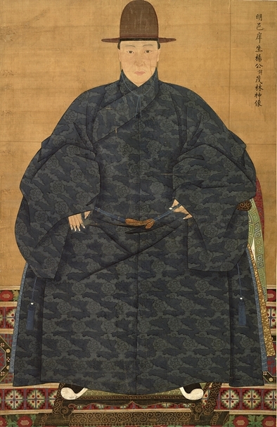 圖9 明代16至17世紀早期佚名〈楊茂林神像〉，設色絹本立軸，加拿大多倫多皇家安大略博物館藏。Courtesy of the Royal Ontario Museum, ©ROM, Photo Credit：Brian Boyle, MPA, FPPO。