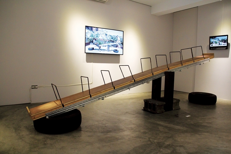黃立慧「時間的女兒」展場一景。圖│海桐藝術中心