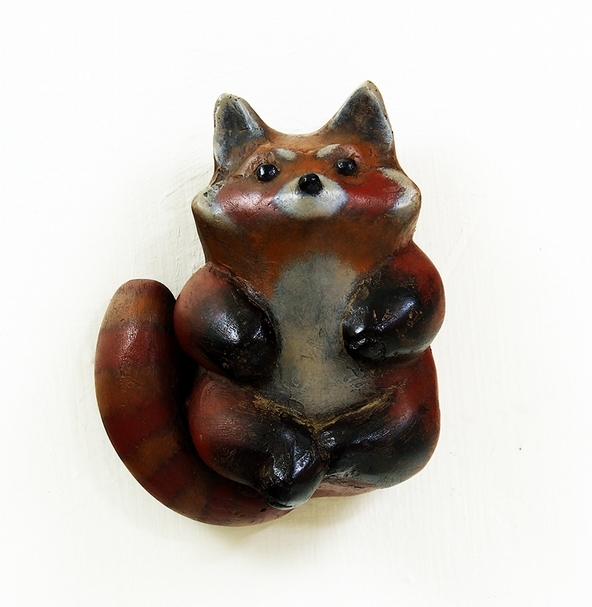 夏愛華 變身者 漆、麻 13x11x6cm 2017 圖片提供：朝代畫廊