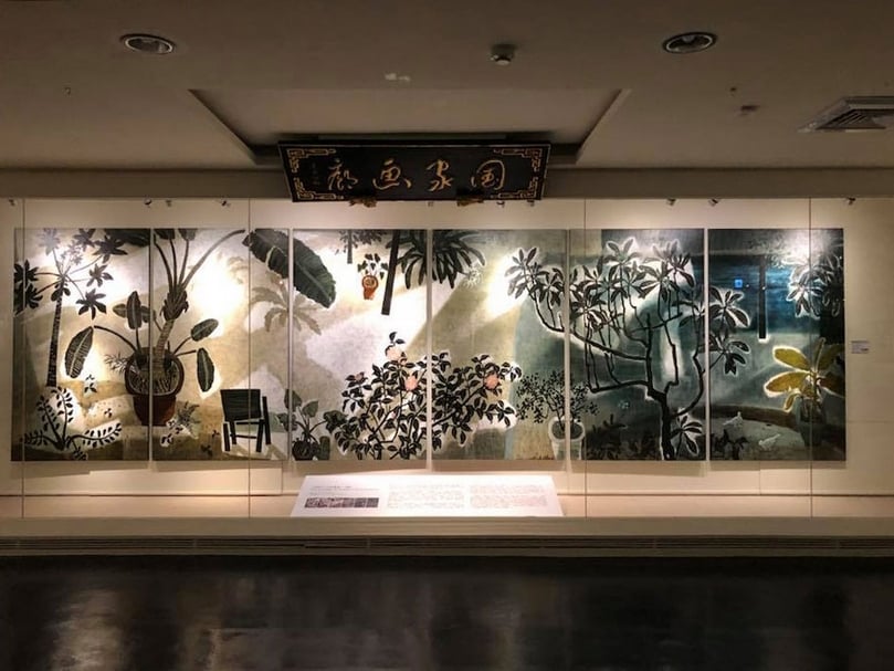董小蕙6屏大尺幅創作。