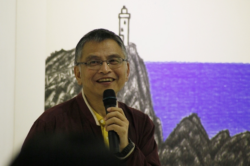 倪再沁於2013年個展時資料照。