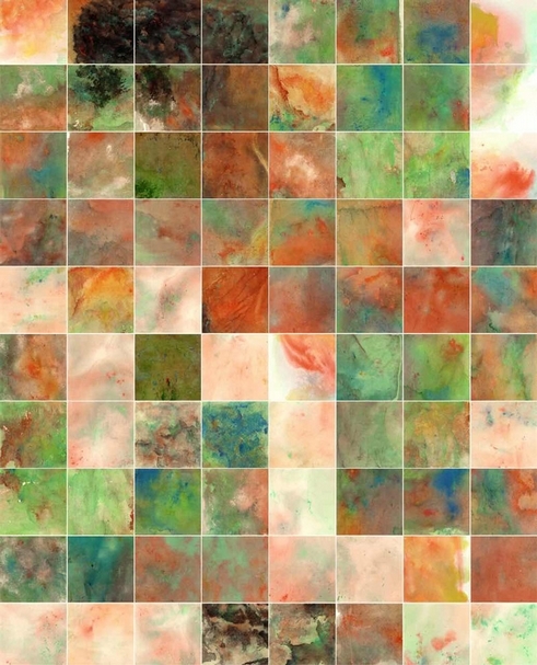 馮一峰 五嶽穹蒼 水墨設色及綜合材料 340x280cm 2017 圖片提供：香港3812畫廊