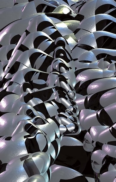 河口洋一郎《Xenion》．CG影像．2003。©河口洋一郎