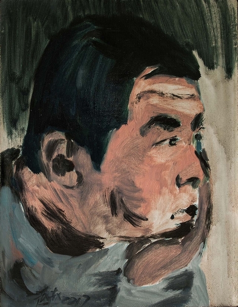 趙趙《自畫像》．35×27 cm．2017。圖｜大未來林舍畫廊