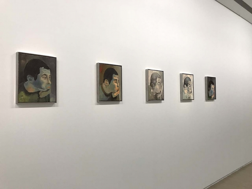 中國藝術家趙趙「自畫像」個展，展覽現場。（攝影／陳意華）