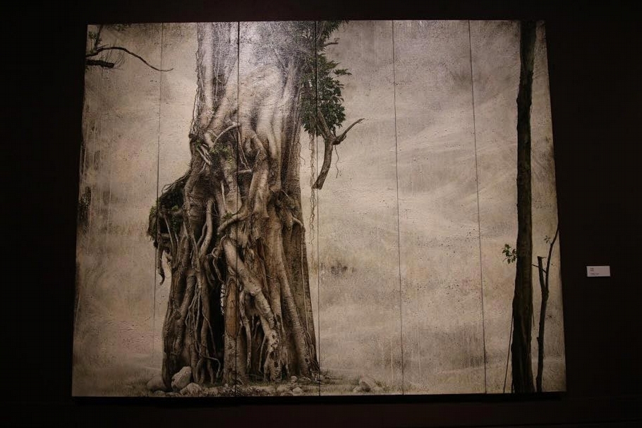 「冷冽中的溫潤——陸先銘個展」於台東美術館展覽現場。圖片提供：簡秀枝