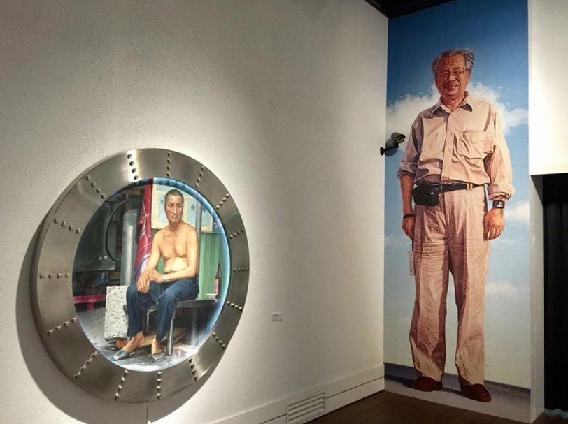 「冷冽中的溫潤——陸先銘個展」於台東美術館展覽現場。圖片提供：簡秀枝