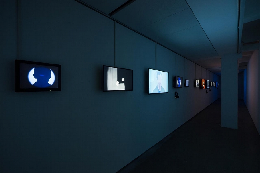李明2017年的作品《心渲染间》於展場現場。圖片提供：外灘美術館