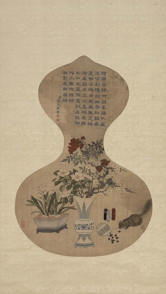 圖3 清〈乾隆緙絲歲朝圖〉，國立故宮博物院藏。圖∣國立故宮博物院open data平台。