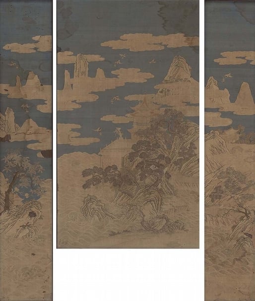 圖15 〈緙絲攢竹嵌玉石圍屏〉。圖∣史寧昌、陳楊、巨建偉、李鹿