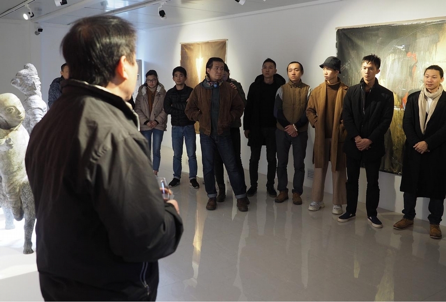 開幕茶會現場。圖片提供：廣州大新美術館