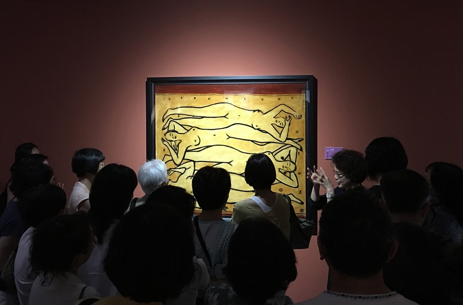 去年史博館「相思巴黎─館藏常玉展」，深受觀眾喜愛。攝影：林亞偉
