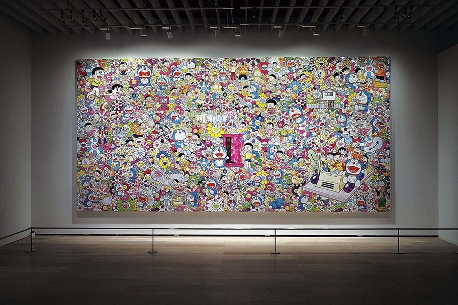 「THE 哆啦Ａ夢展 TOKYO 2017」展覽一景。（微當代負責人蔡晴宇提供）
