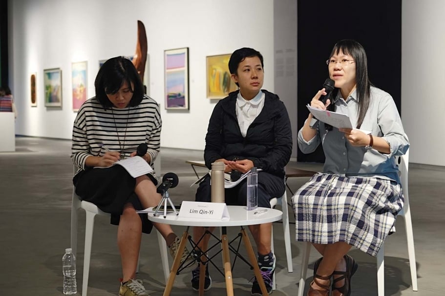 馬來西亞學者魏月萍於〈重返馬來亞：一個「地下莖」的知識考掘方法〉的講題中，藉馬來亞左翼思想一再探問「馬來亞意味著什麼？」。圖│立方計劃空間