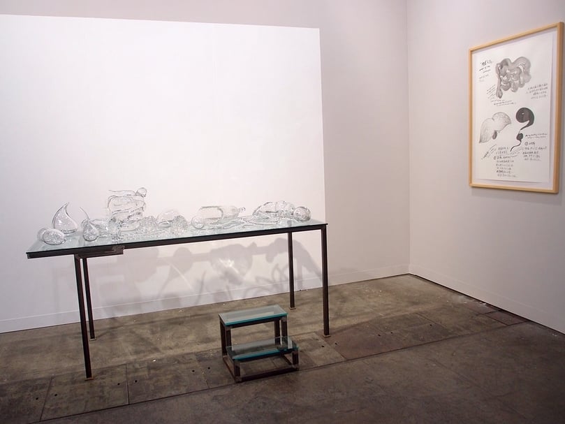 陳箴，《Crystal Landscape of Inner Body（Buffle）》，複合媒材，2000，Gallrie Continua，定價120萬歐元。（攝影／陳芳玲）