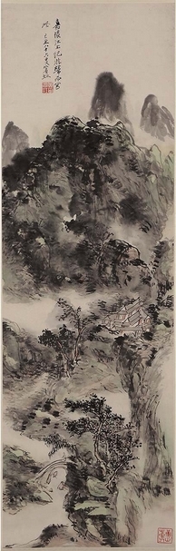 黃賓虹〈嘉陵記遊圖〉。 圖︱香港邦瀚斯