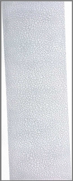 王永衢 Unfrozen Patch of Water 廣告顏料、乳膠漆、畫布、木板 196x78cm 2018 圖片提供：朝代畫廊