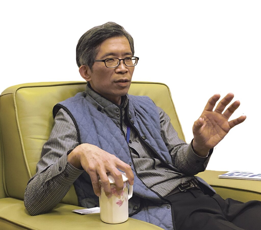 國立歷史博物館新任館長廖新田。攝影／林亞偉。
