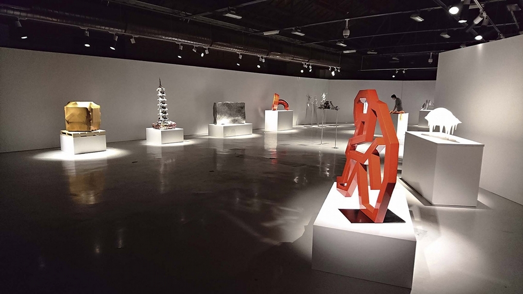 第3屆麗寶國際雕塑雙年獎巡迴展覽一景。(麗寶文化藝術基金會提供)