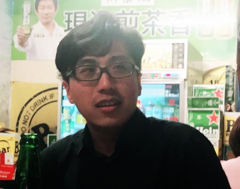 1月24日時，本專欄作者在Facebook上發文「歡迎國際策展人方彥翔來港都發展」。（簡子傑提供）
