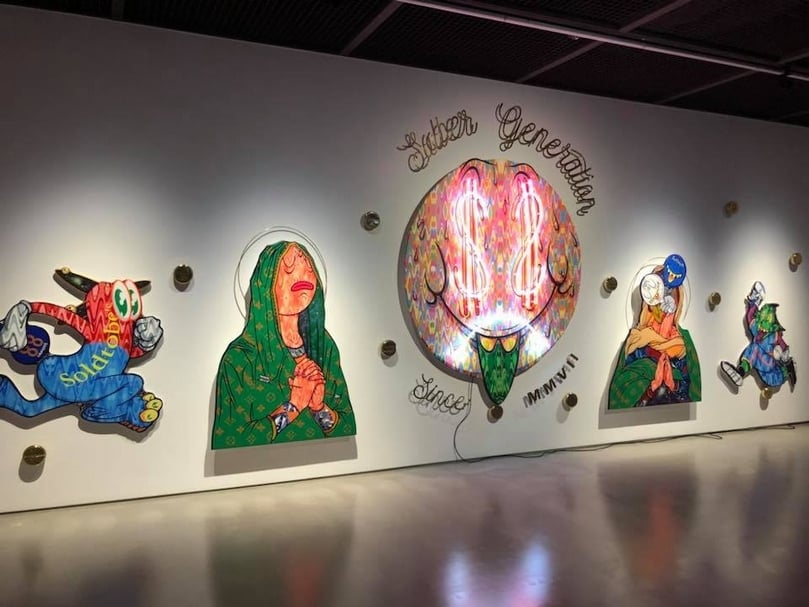 阿拉里奧畫廊（Arario Gallery）新空間首展「記得，或遺忘」（Remembering, or Forgetting）現場。（簡秀枝提供）