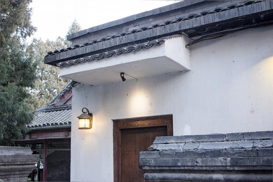 段祺瑞執政府大院舊址內的DE藝術空間外景。（DE藝術空間提供）