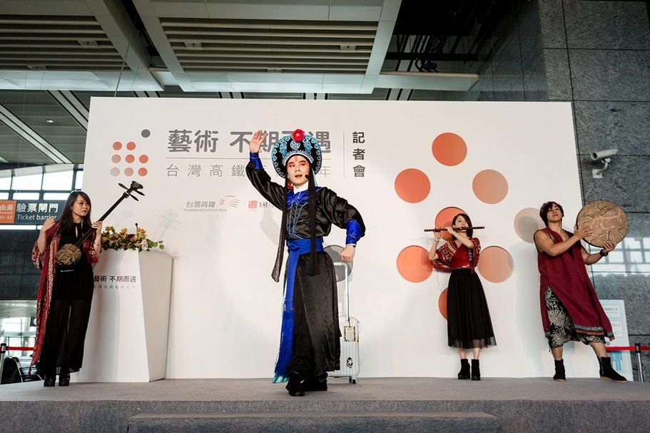 栢優座的許栢昂，以林沖夜奔的扮相開場。（國家文化藝術基金會提供）