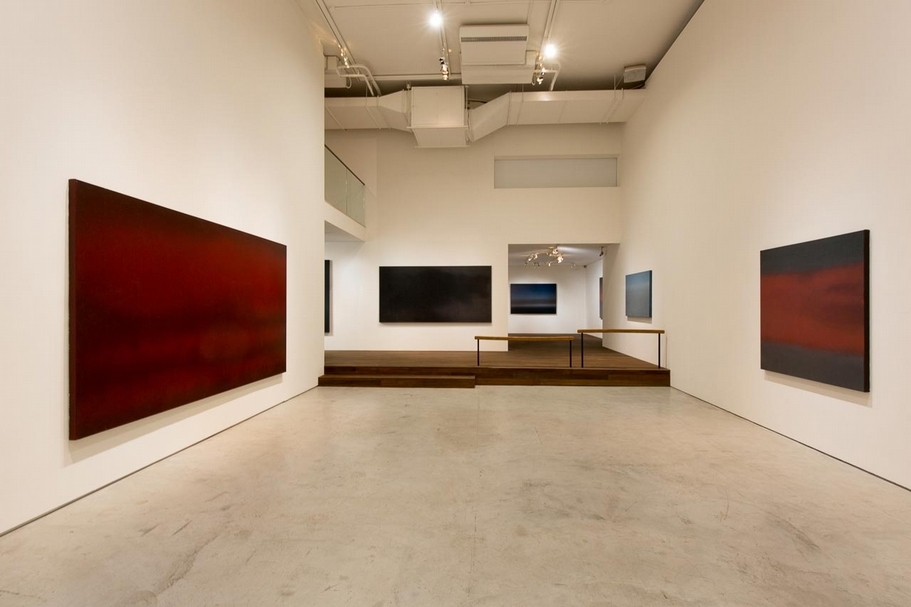 「雲外宇韻——江大海個展」展覽現場。（耿畫廊提供）