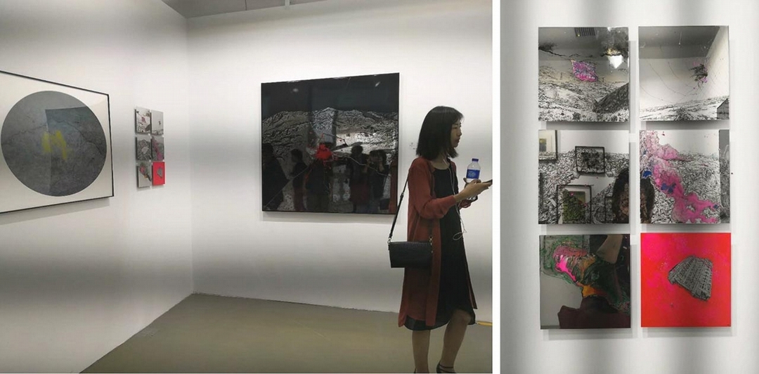 HdM GALLERY：朱日新的一組作品刻劃入微。（劉靜提供）
