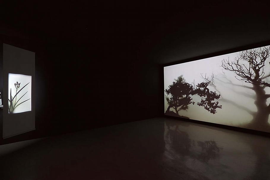 2017年「水墨曼陀羅」展場一景。（高雄市立美術館提供）