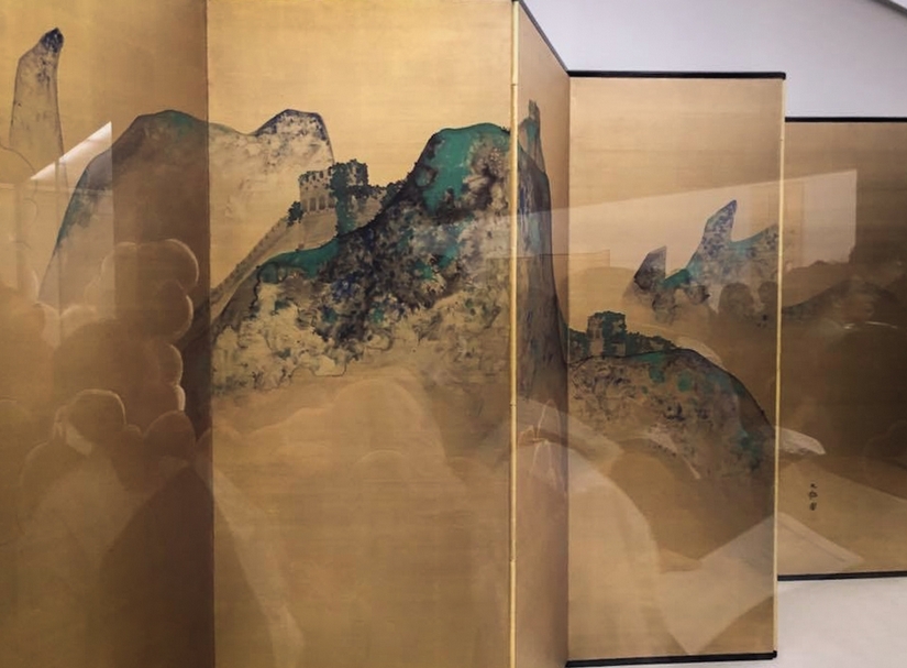 「誕辰150周年橫山大觀展」展出一景。（簡秀枝提供）