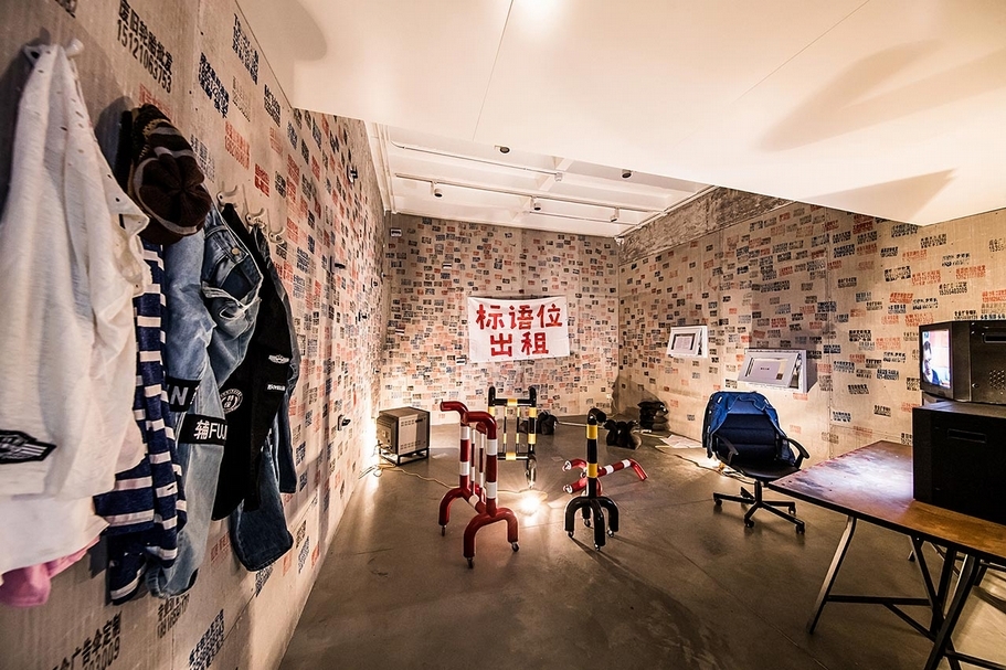 「漂流」展覽現場，《密室》，韓馨逸、劉辛夷、楊紫三人項目。（現代汽車文化中心和策展人提供）