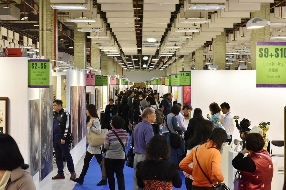 台北新藝術博覽會已成為許多藝術愛好者每年必訪的展覽。(台北新藝術博覽會提供)