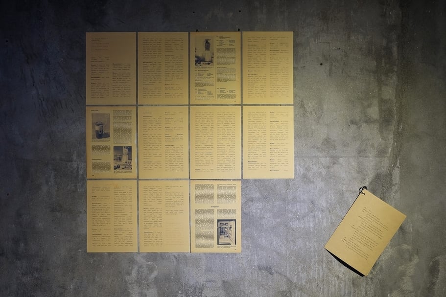 普拉賈克塔．波特尼斯（ Prajakta Potnis），《廚房辯論》（The Kitchen Debat）展場局部，複合媒材裝置，2014，於首爾Space55展出現場。（立方計劃空間提供）